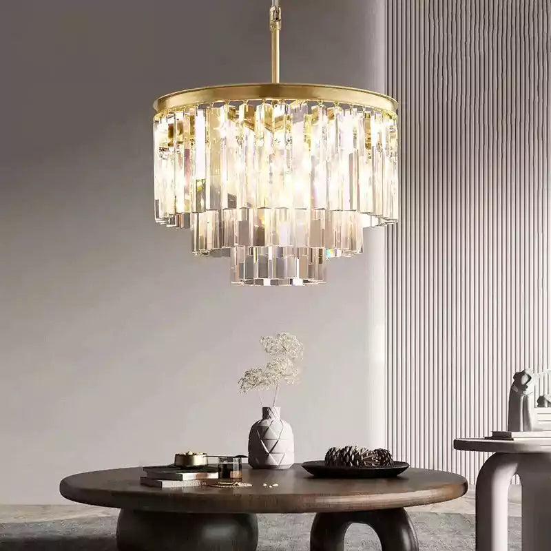KL 1920s Odan Round Chandelier 20"