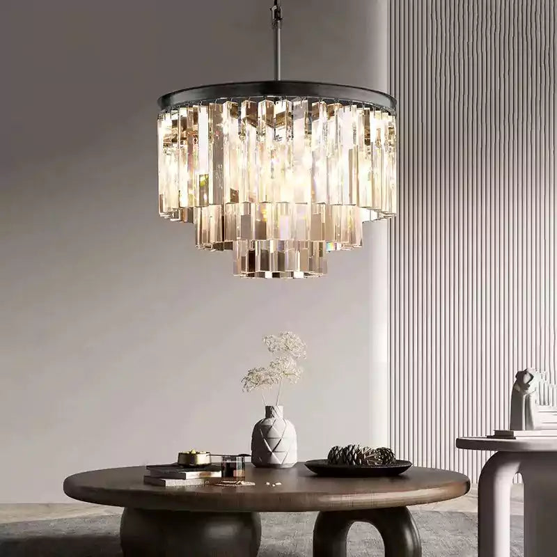 KL 1920s Odan Round Chandelier 20"