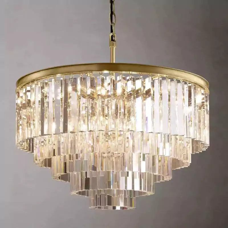 KL 1920s Odan Round Chandelier 32"