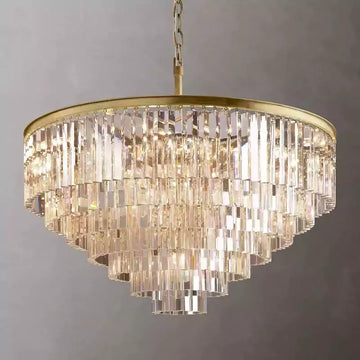 KL 1920s Odan Round Chandelier 44"
