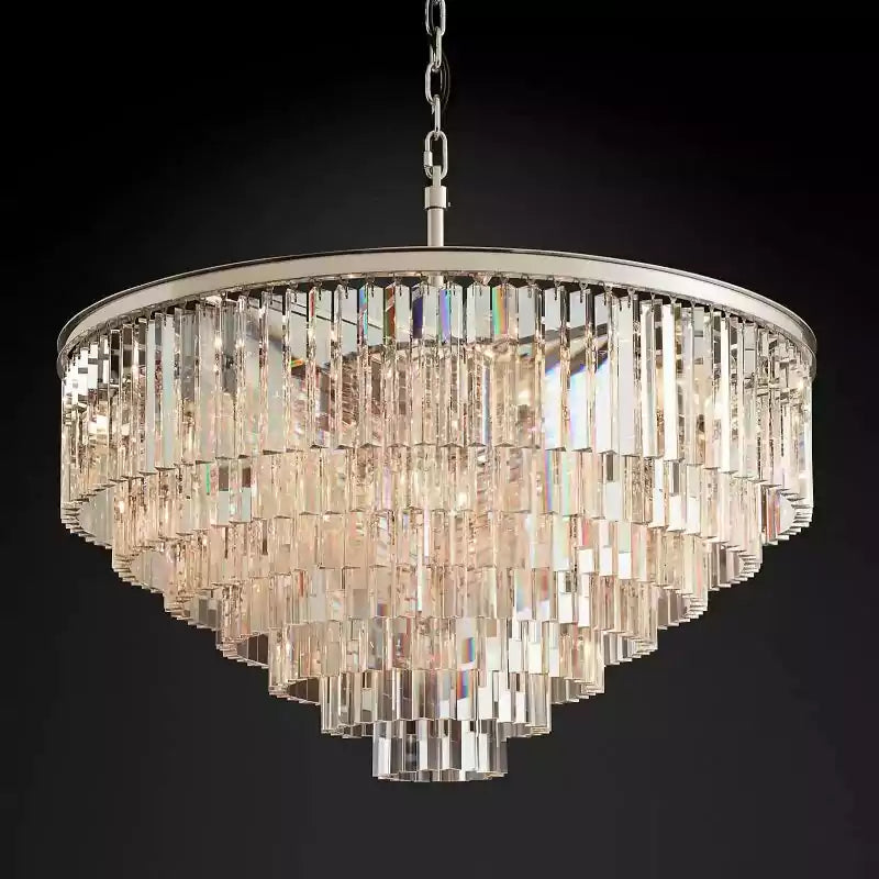 KL 1920s Odan Round Chandelier 44"