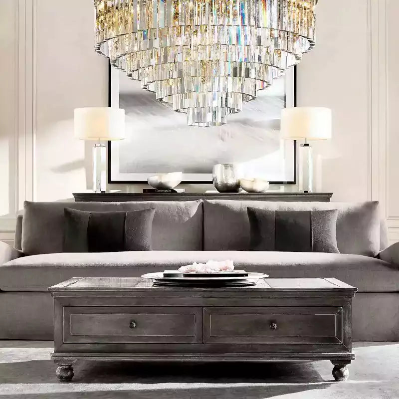 KL 1920s Odan Round Chandelier 44"