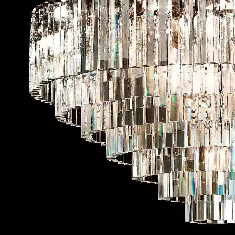 1920s Odeona Round Chandelier 44"