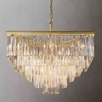 KL 1920s Odan Square Chandelier 34"