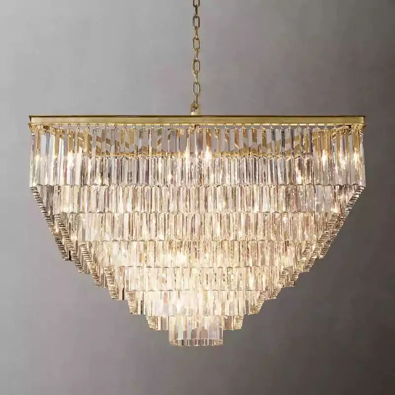 KL 1920s Odan Square Chandelier 47"
