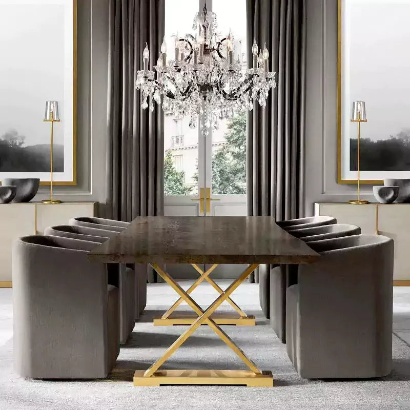 KL Rocona Iron & Crystal Round Chandelier 18"