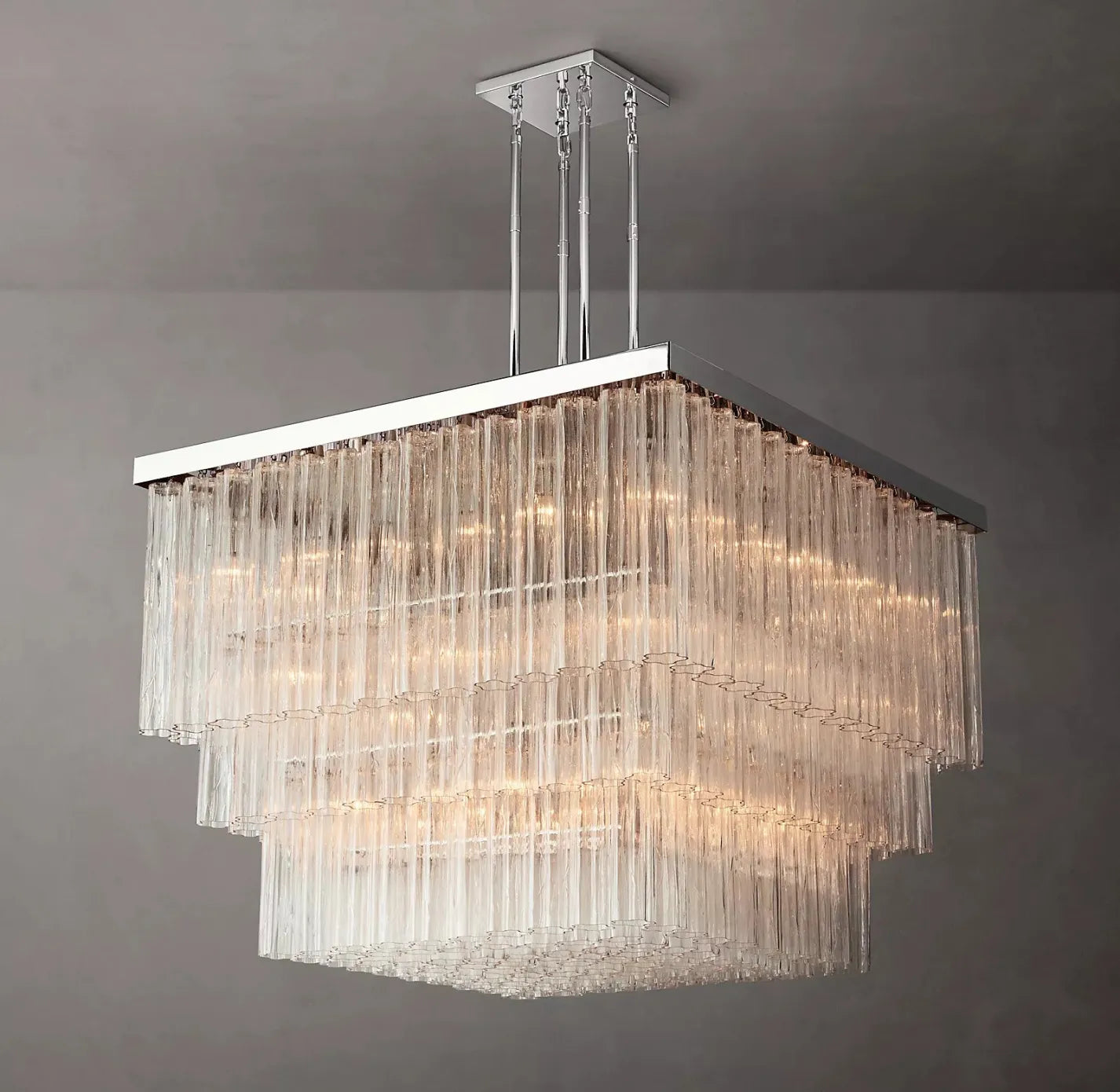KL Cielle Square Chandelier 45"
