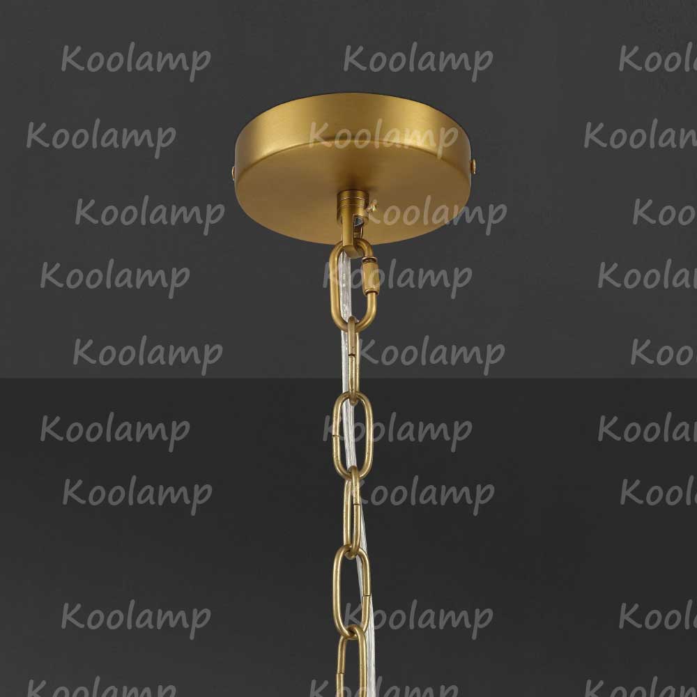 KL San Marko 22 Inch Alabaster Round Chandelier
