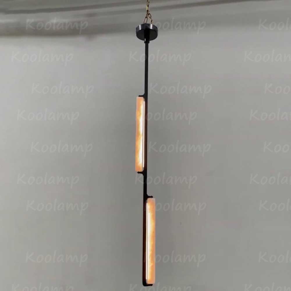 Grand Alabaster Prism Pendant Light - KL Audon
