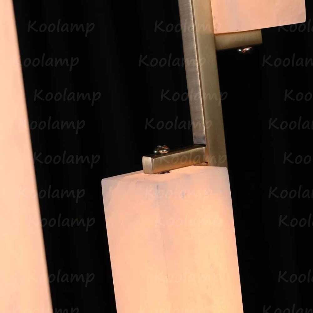 24 Inch Alabaster Prism Cascading Chandelier - KL Audon