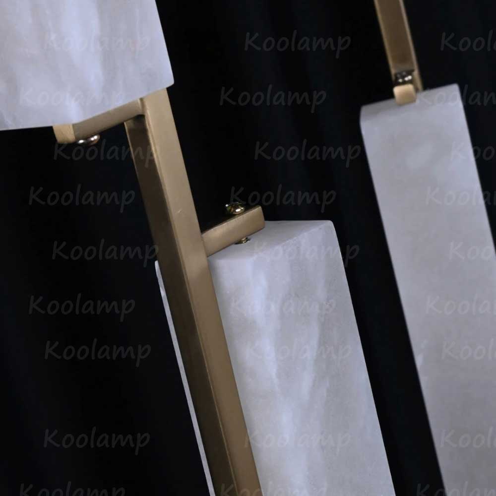 24 Inch Alabaster Prism Cascading Chandelier - KL Audon