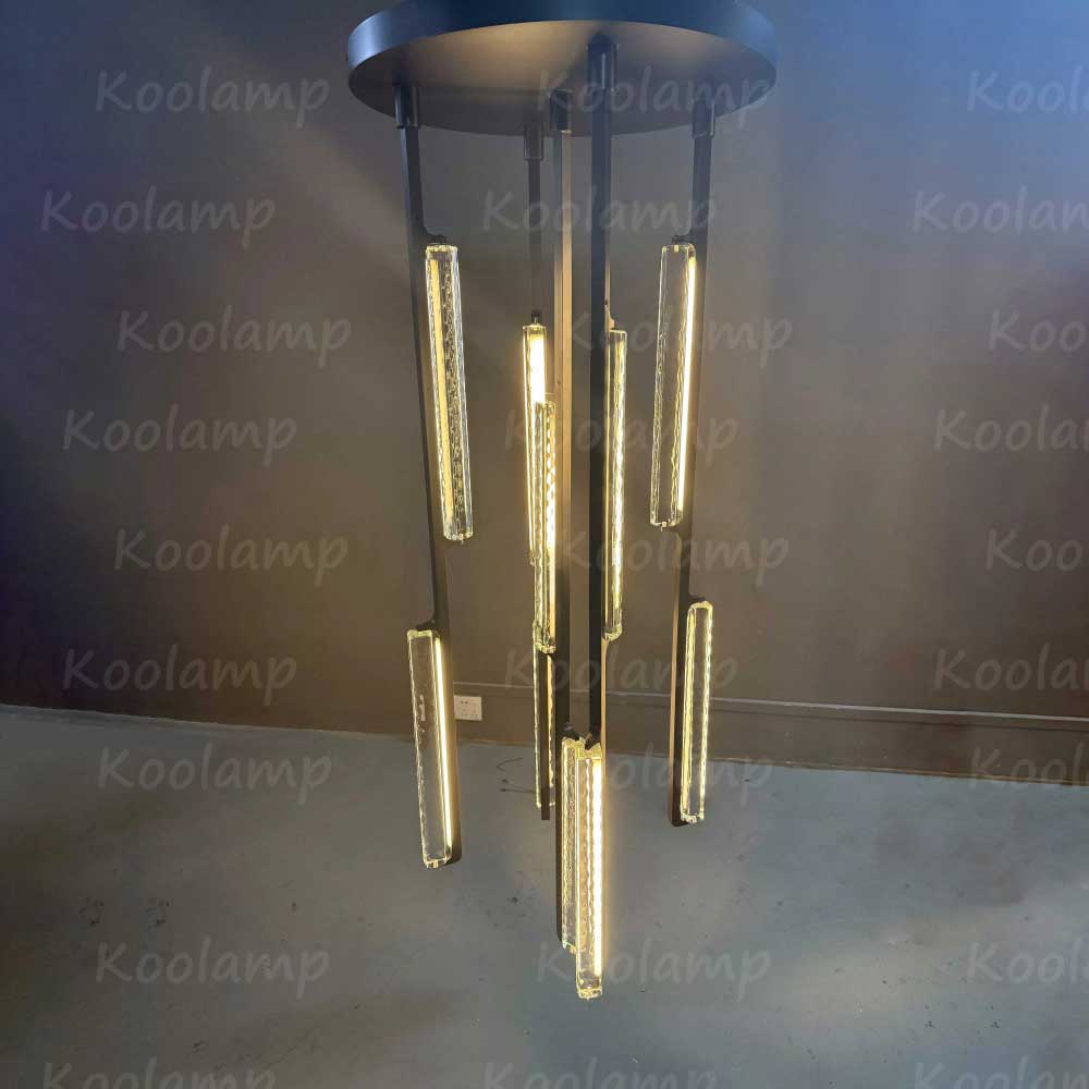 24 Inch Grand Crystal Prism Cascading Chandelier - KL Audon