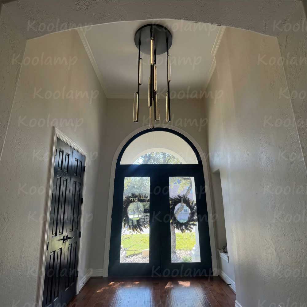 24 Inch Grand Crystal Prism Cascading Chandelier - KL Audon