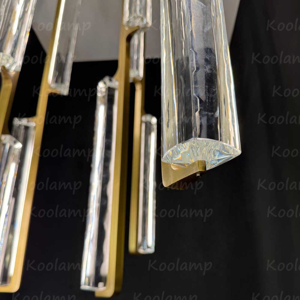 40 Inch Grand Crystal Prism Cascading Chandelier - KL Audon