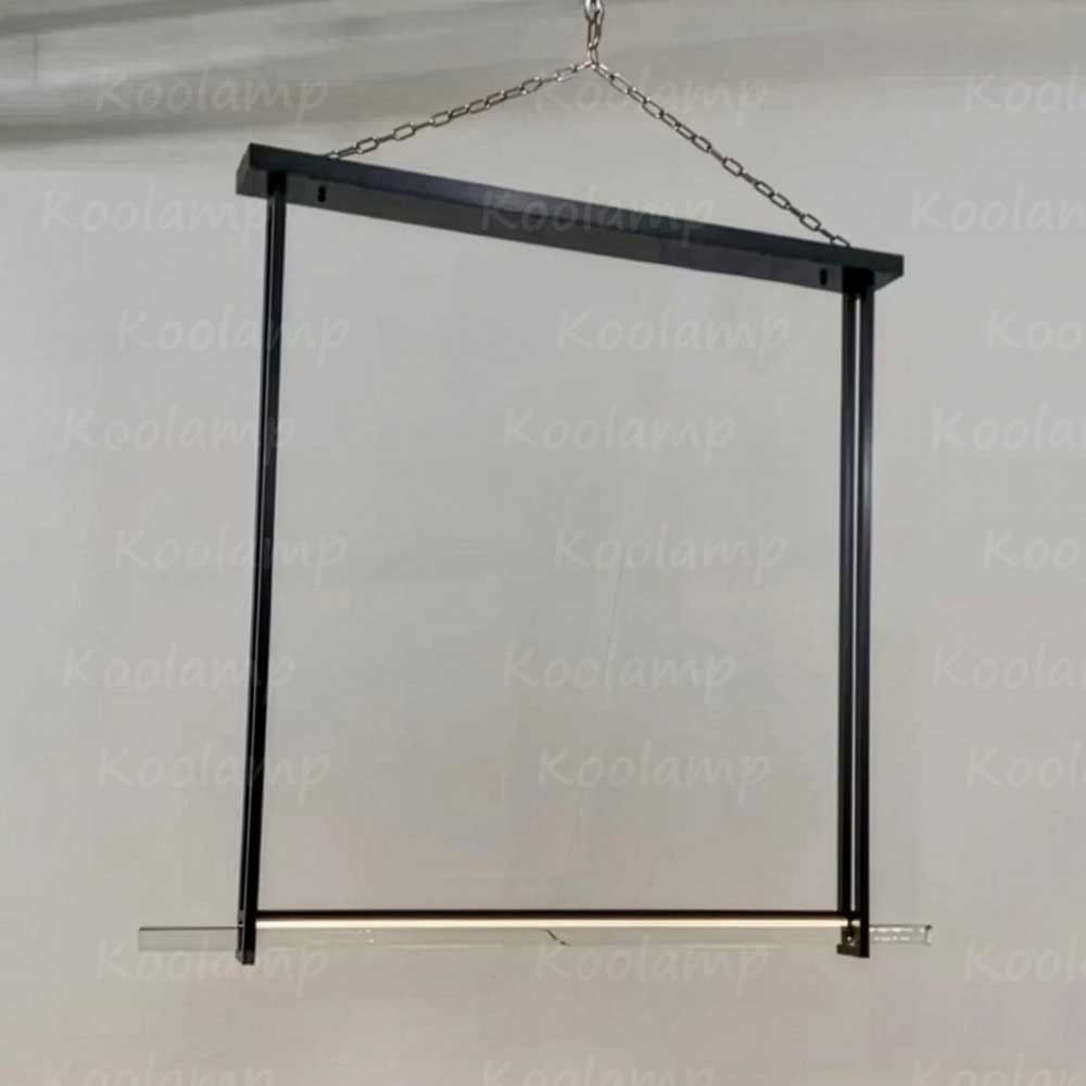 60 Inch Single Crystal Bar Chandelier - KL Audon