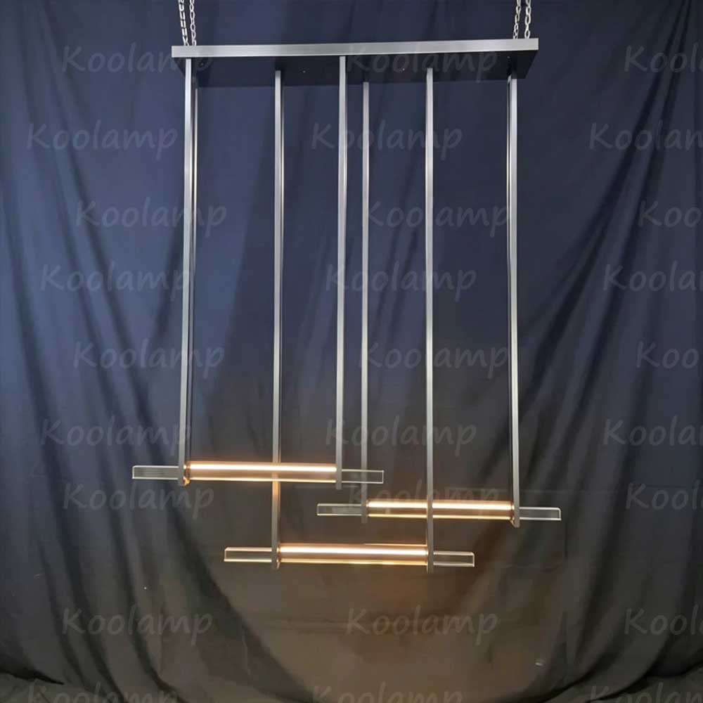 60 Inch Triple Crystal Bar Chandelier - KL Audon