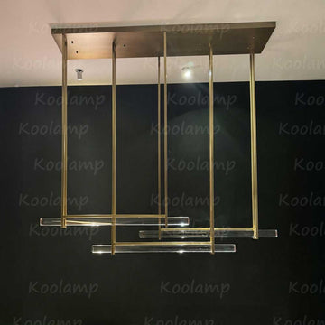 60 Inch Triple Crystal Bar Chandelier - KL Audon