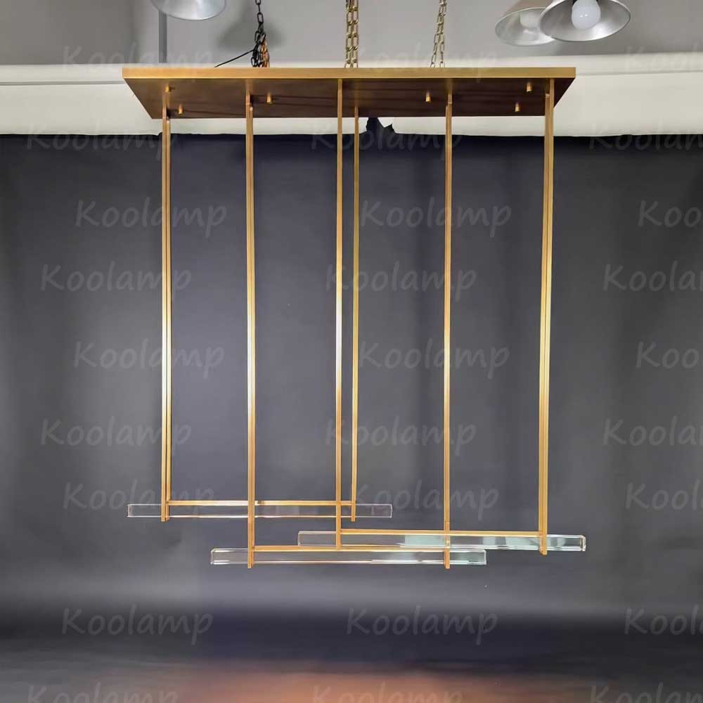 72 Inch Triple Crystal Bar Chandelier - KL Audon