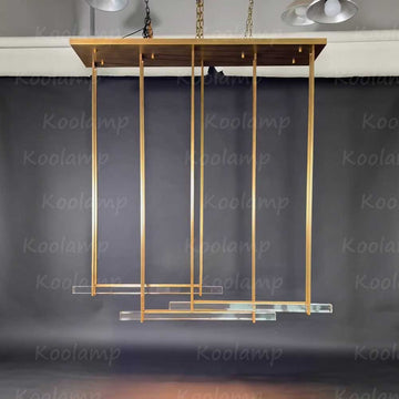 72 Inch Triple Crystal Bar Chandelier - KL Audon