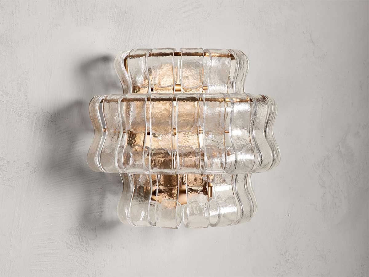 KL Ghiaccios Glass Wall Sconce