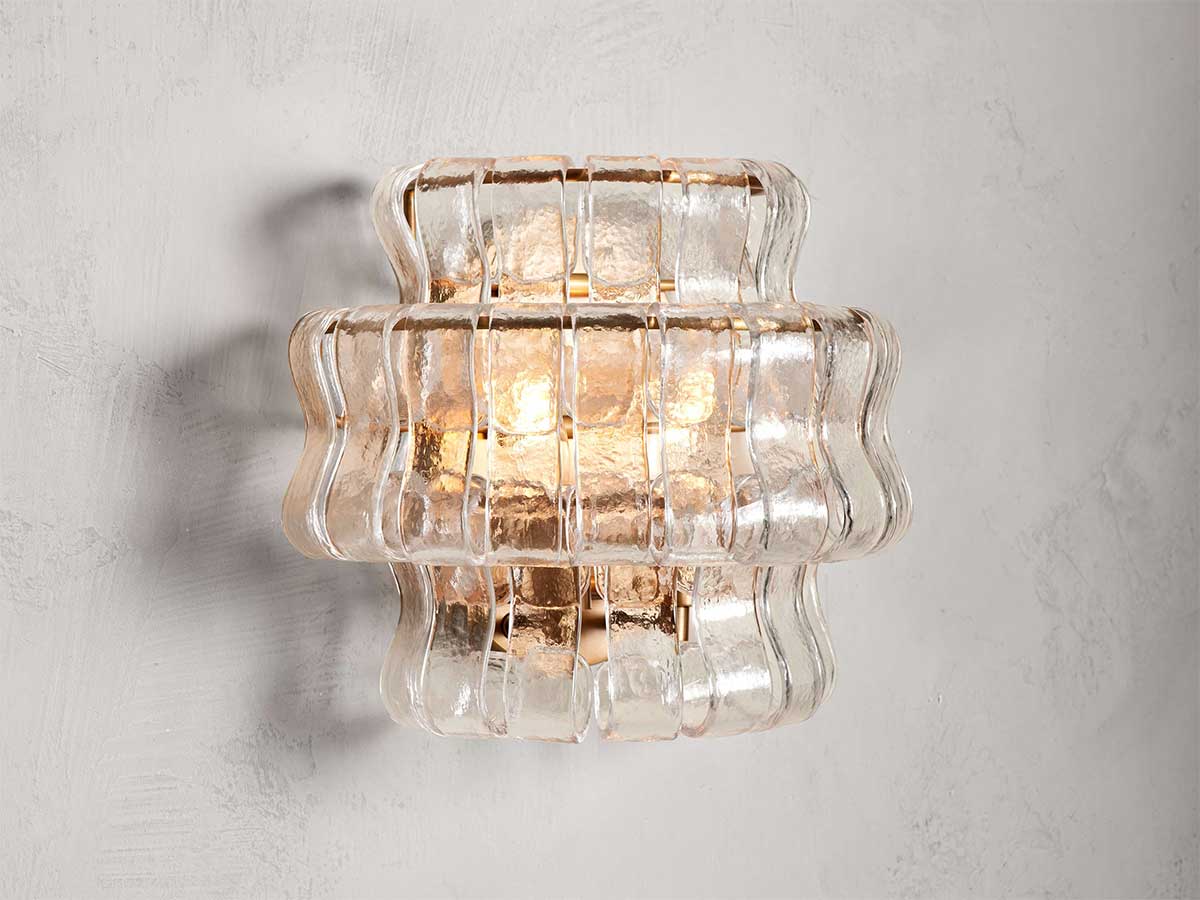 KL Ghiaccios Glass Wall Sconce