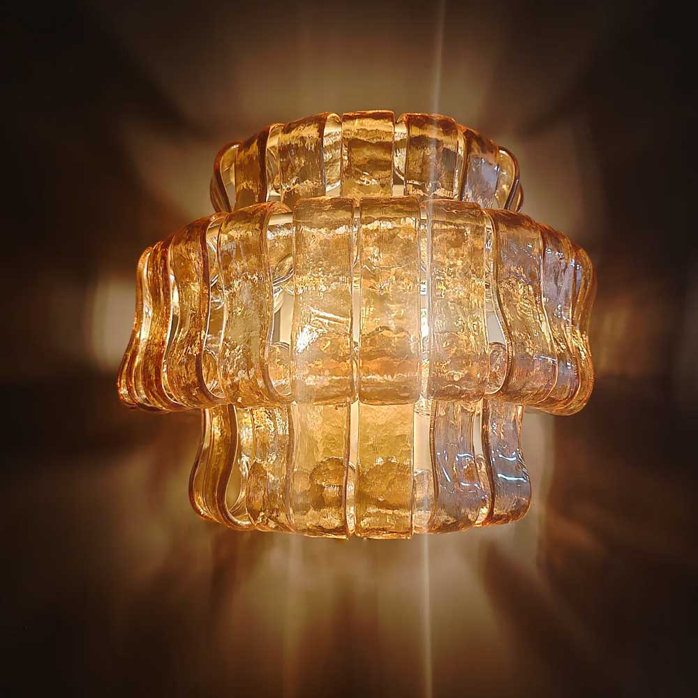 KL Ghiaccios Glass Wall Sconce
