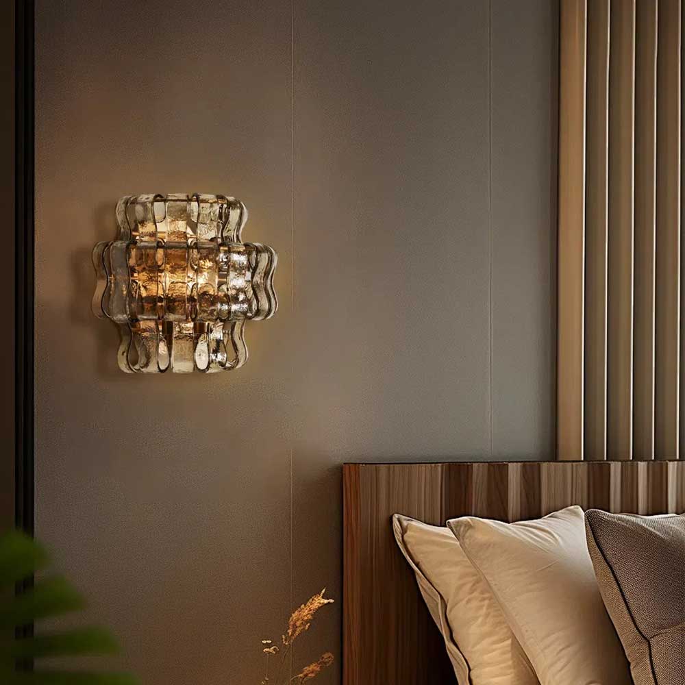 KL Ghiaccios Glass Wall Sconce