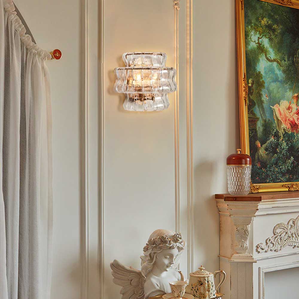 KL Ghiaccios Glass Wall Sconce