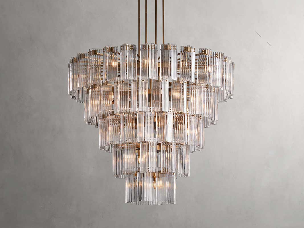 KL Delsiey Round Chandelier 38" 48" 60"