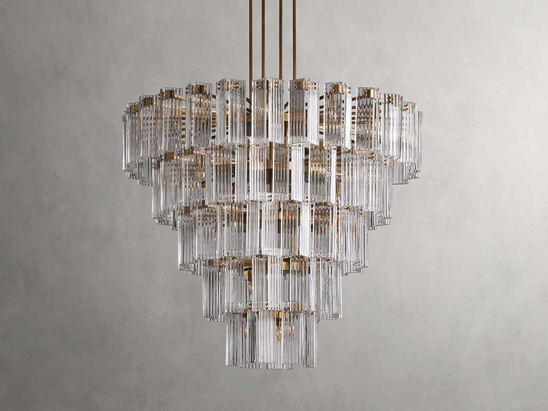 KL Delsiey Round Chandelier 38" 48" 60"