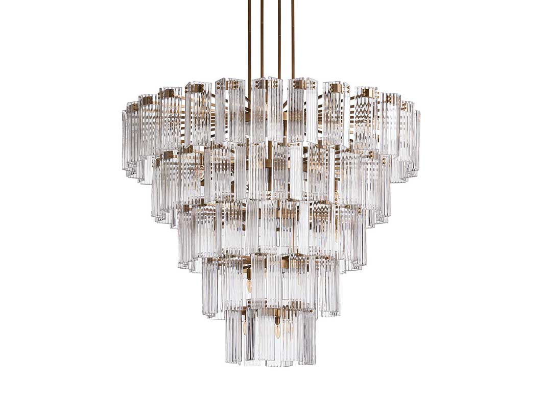 KL Delsiey Round Chandelier 38" 48" 60"