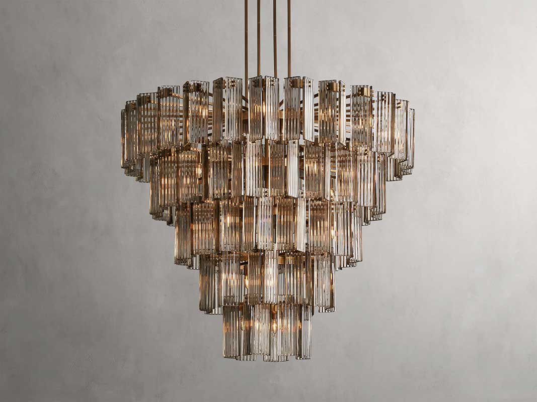KL Delsiey Round Chandelier 38" 48" 60"