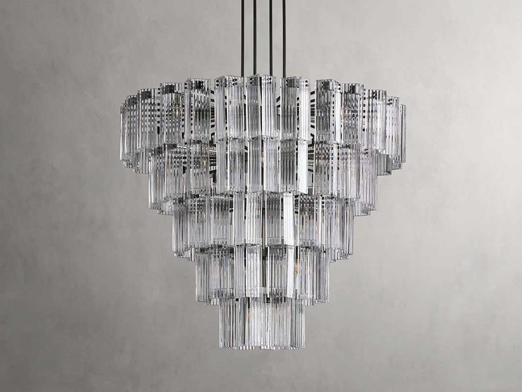 KL Delsiey Round Chandelier 38" 48" 60"