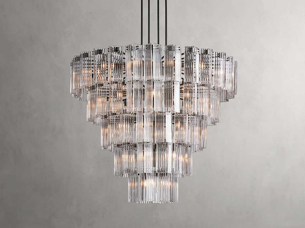 KL Delsiey Round Chandelier 38" 48" 60"