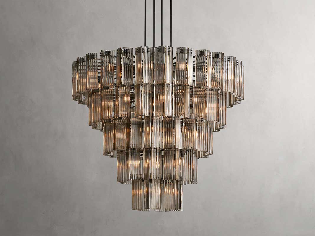 KL Delsiey Round Chandelier 38" 48" 60"