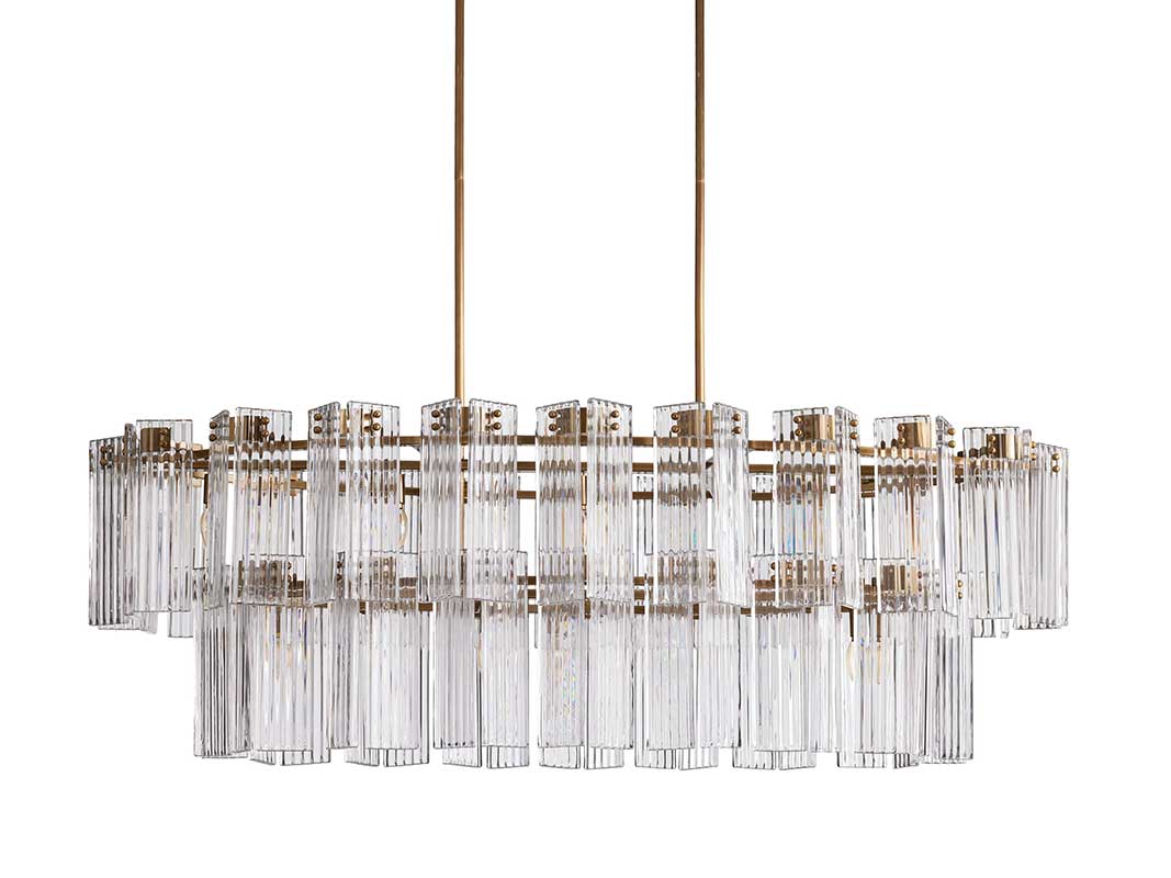 KL Delsiey Oval Chandelier