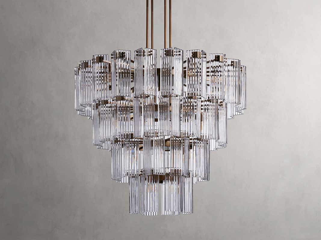 KL Delsiey Round Chandelier 38" 48" 60"