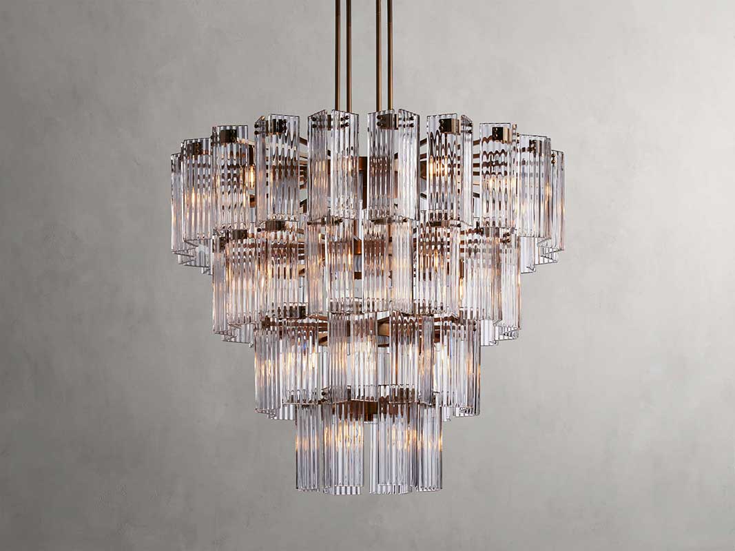 KL Delsiey Round Chandelier 38" 48" 60"