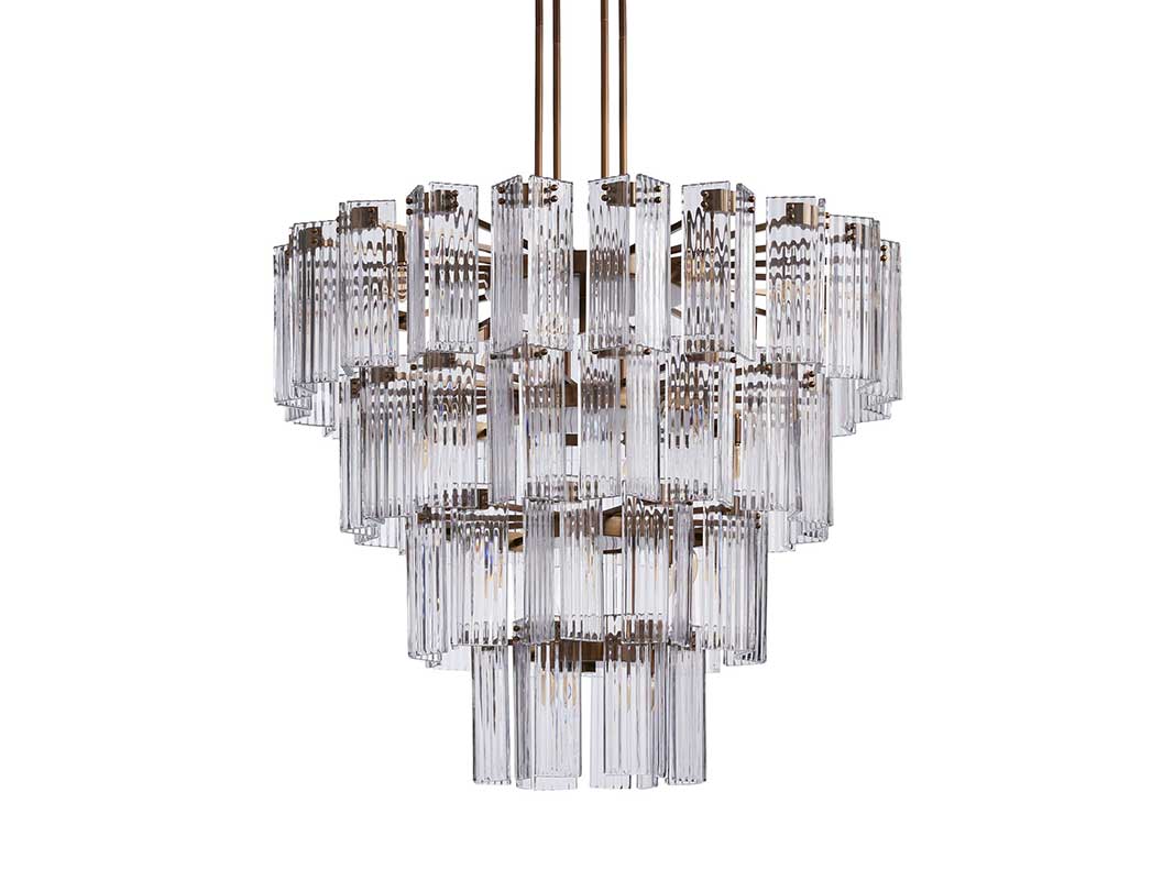 KL Delsiey Round Chandelier 38" 48" 60"