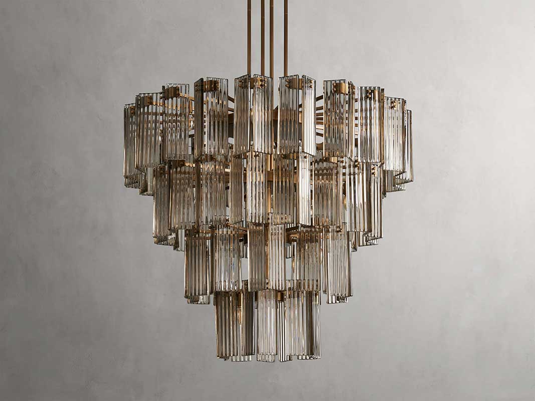 KL Delsiey Round Chandelier 38" 48" 60"