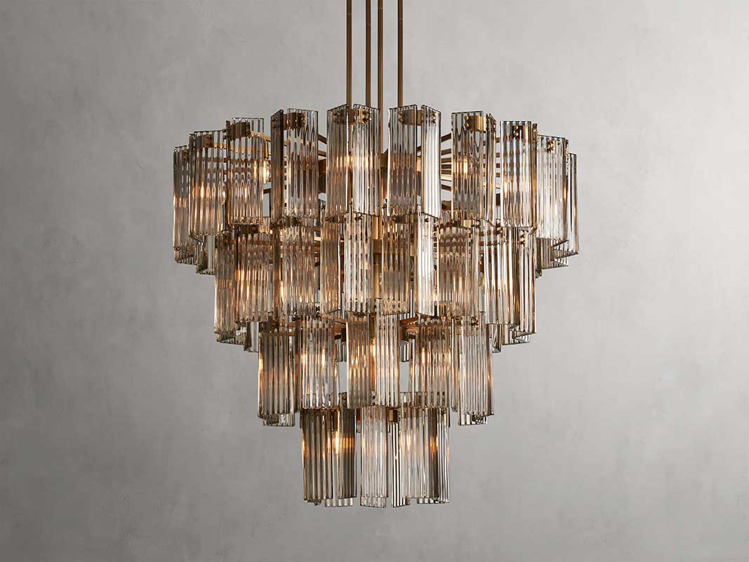 KL Delsiey Round Chandelier 38" 48" 60"