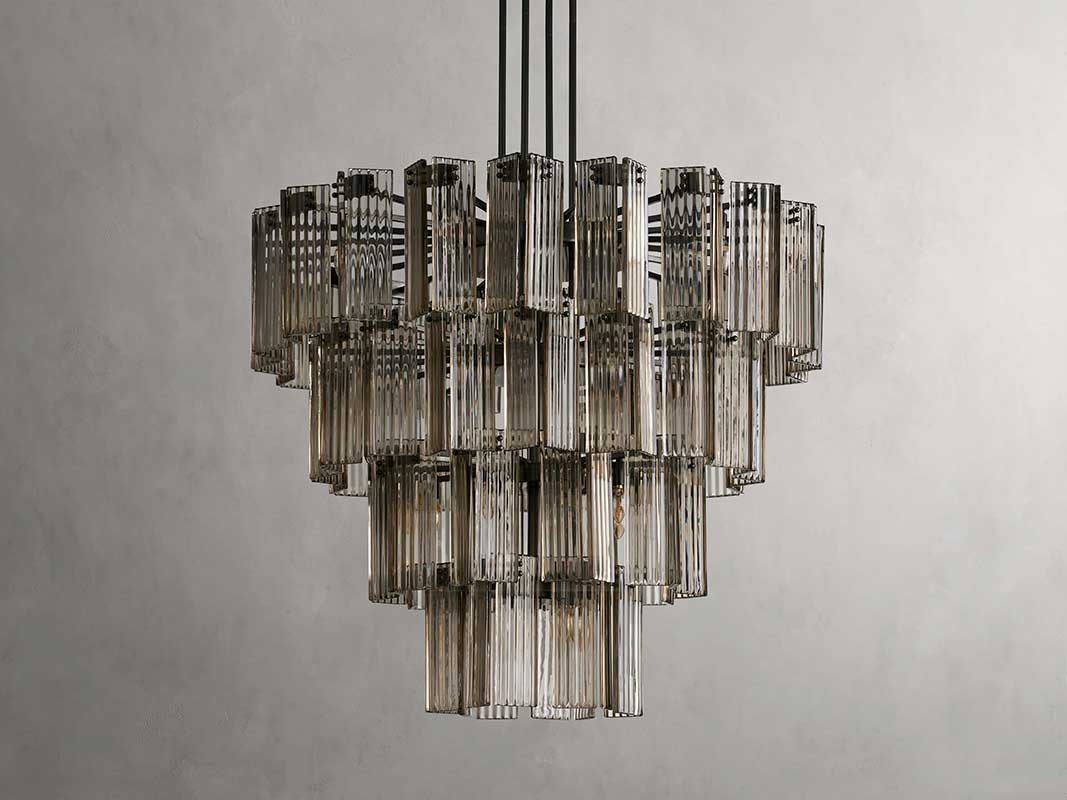 KL Delsiey Round Chandelier 38" 48" 60"
