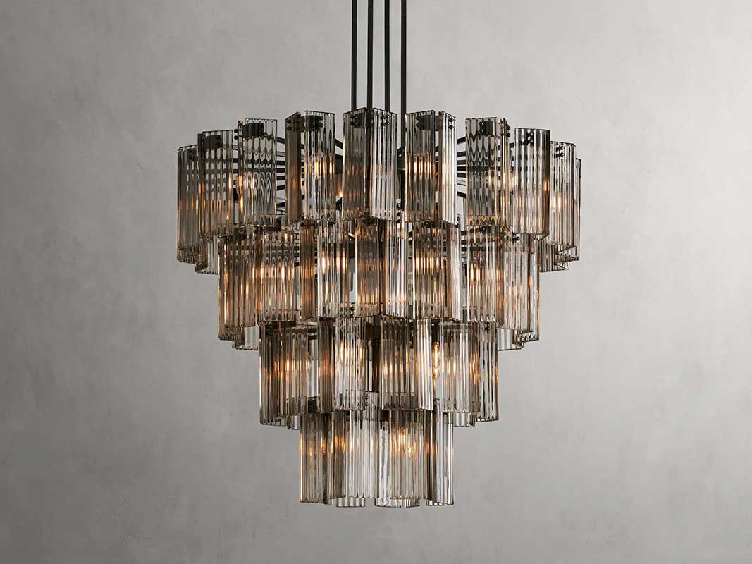 KL Delsiey Round Chandelier 38" 48" 60"