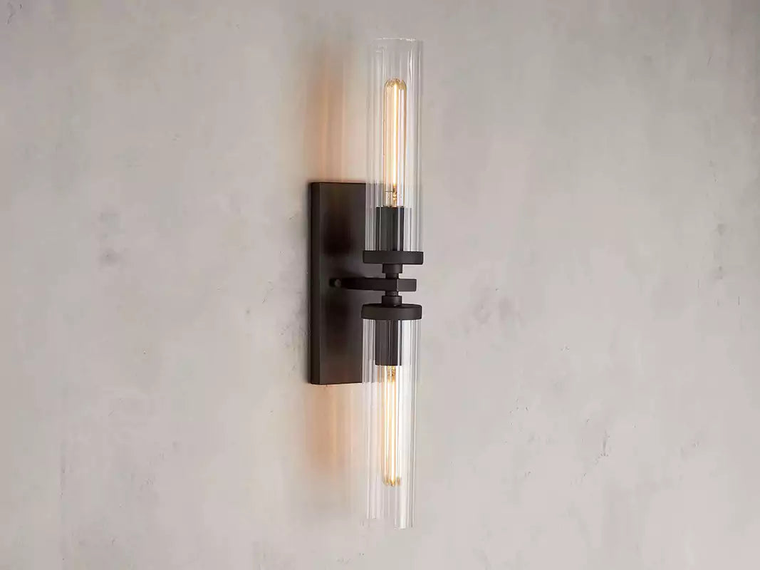 KL Andreaso 2-Light Glass Wall Sconce