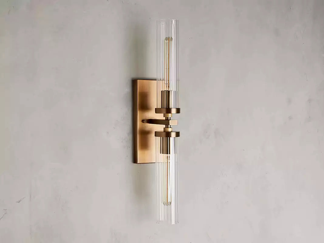 KL Andreaso 2-Light Glass Wall Sconce