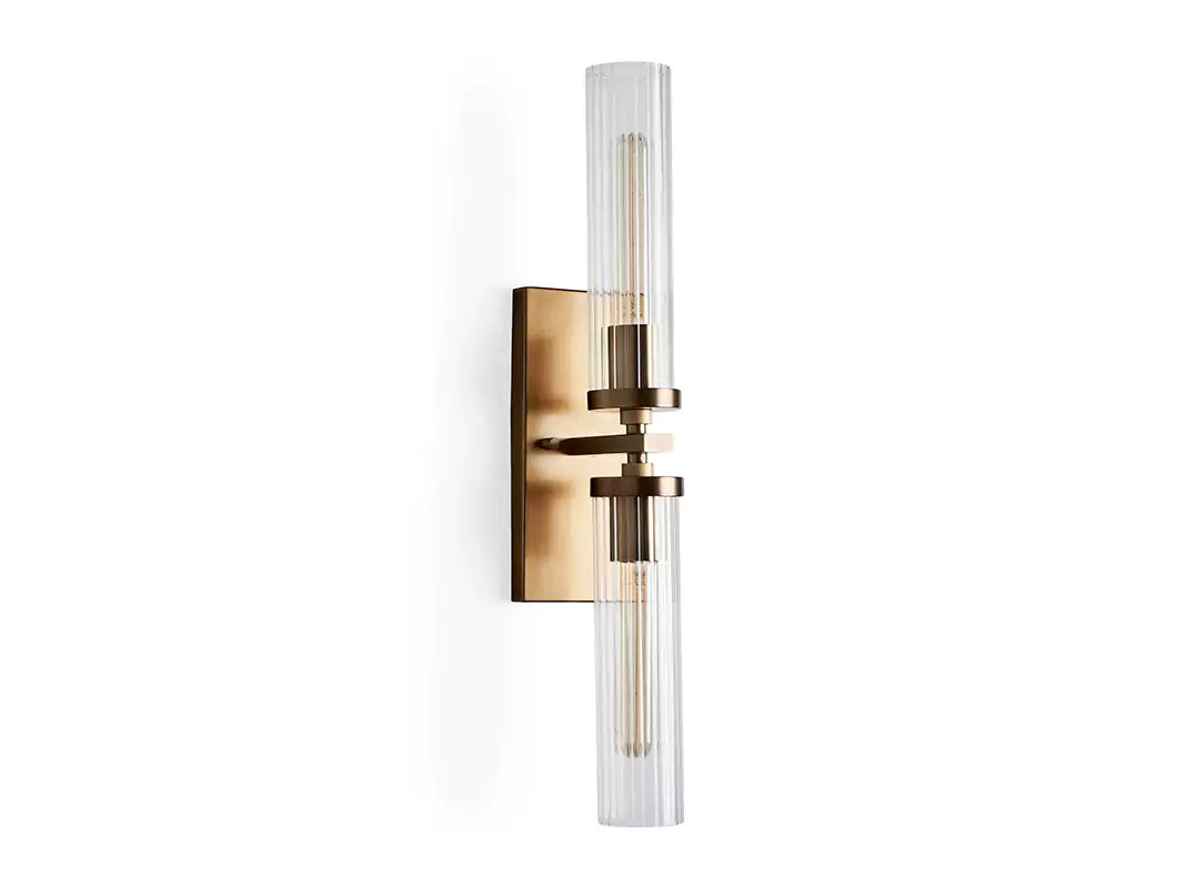 KL Andreaso 2-Light Glass Wall Sconce