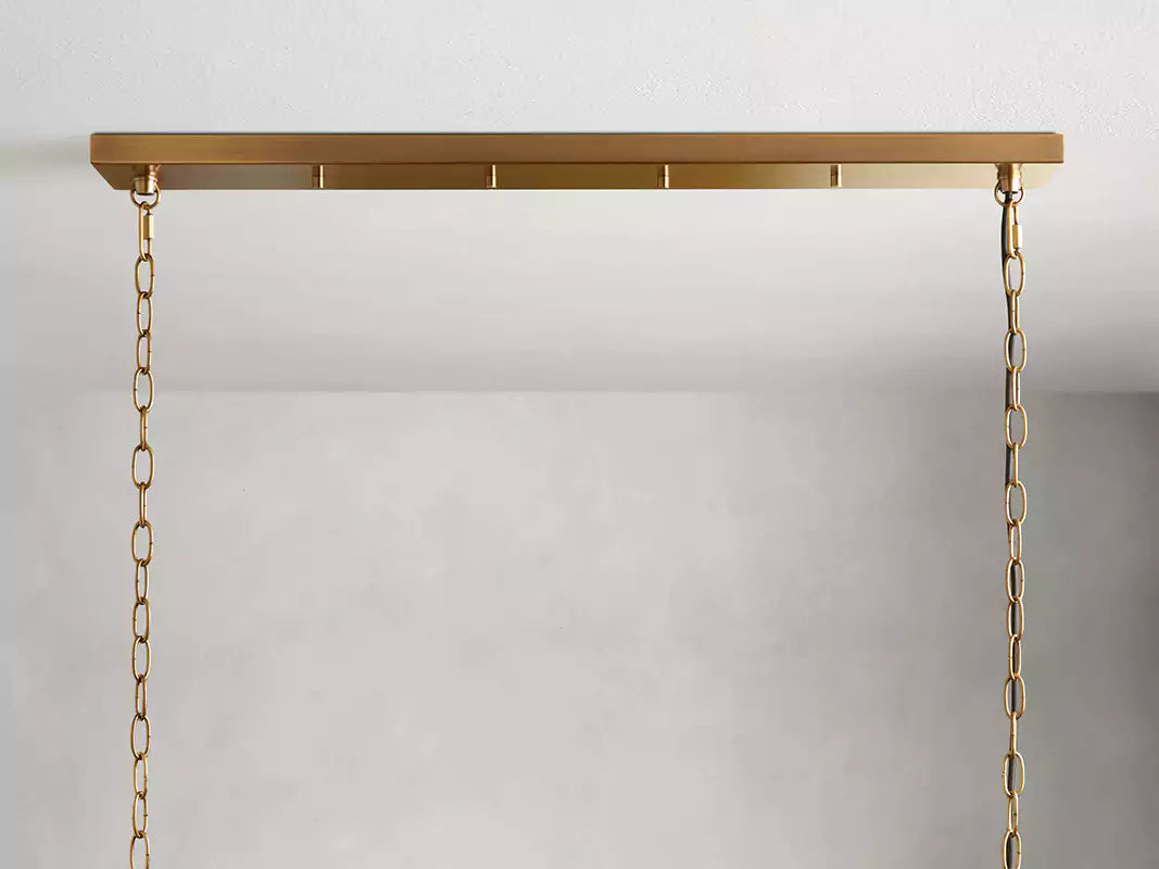 KL Andreaso Glass Linear Chandelier