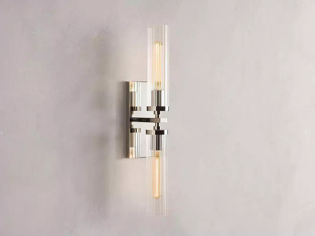 KL Andreaso 2-Light Glass Wall Sconce