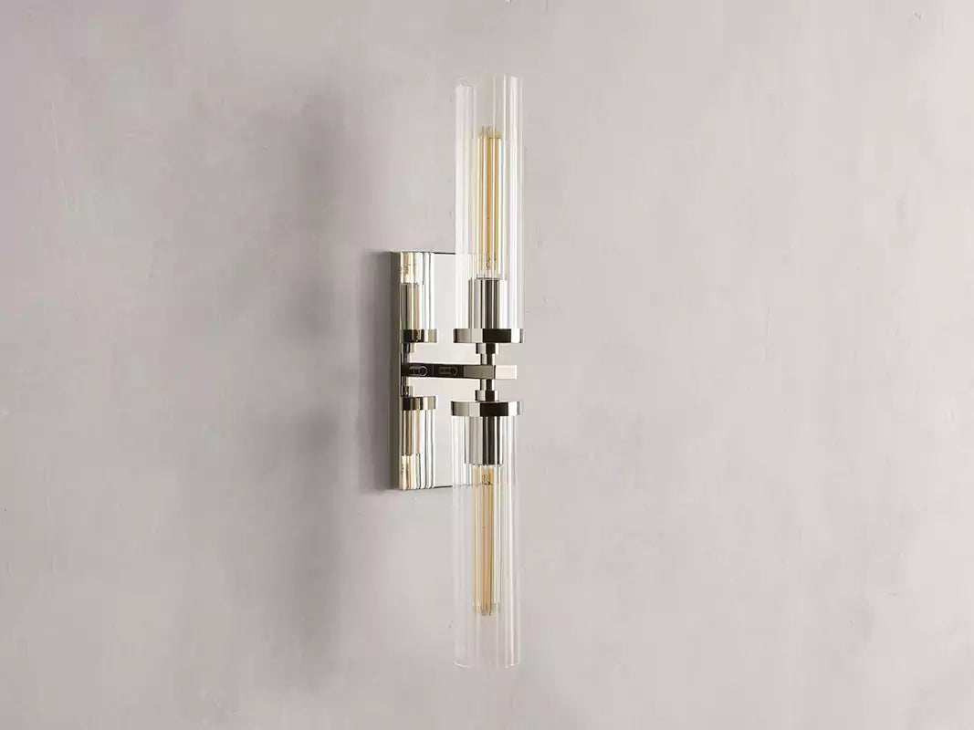 KL Andreaso 2-Light Glass Wall Sconce