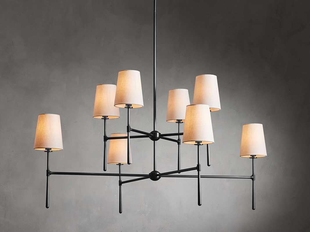 KL Rhodesa 2-Tier Round Chandelier